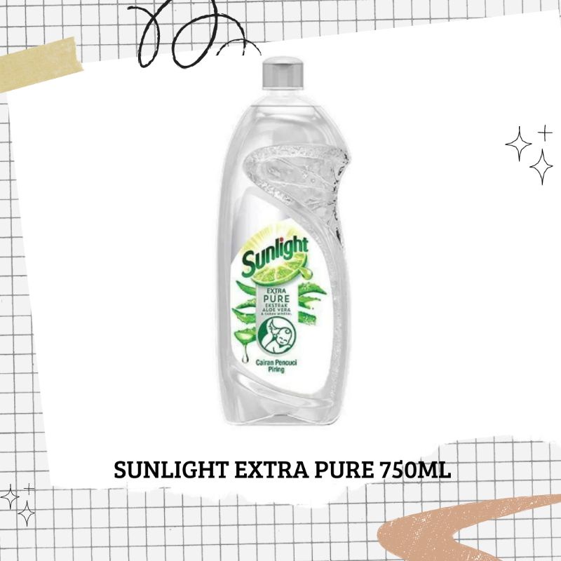 SUNLIGHT  EXTRA PURE 720ML - BABY BOTTLE CLEANSER SABUN CUCI PIRING SABUN PENCUCI BOTOL BAYI