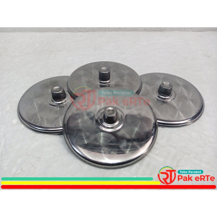 Tutup Gelas/Mug/Cangkir Stainless Kecil & Tanggung