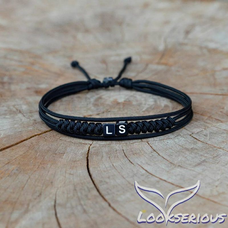 Gelang Couple Inisial Huruf