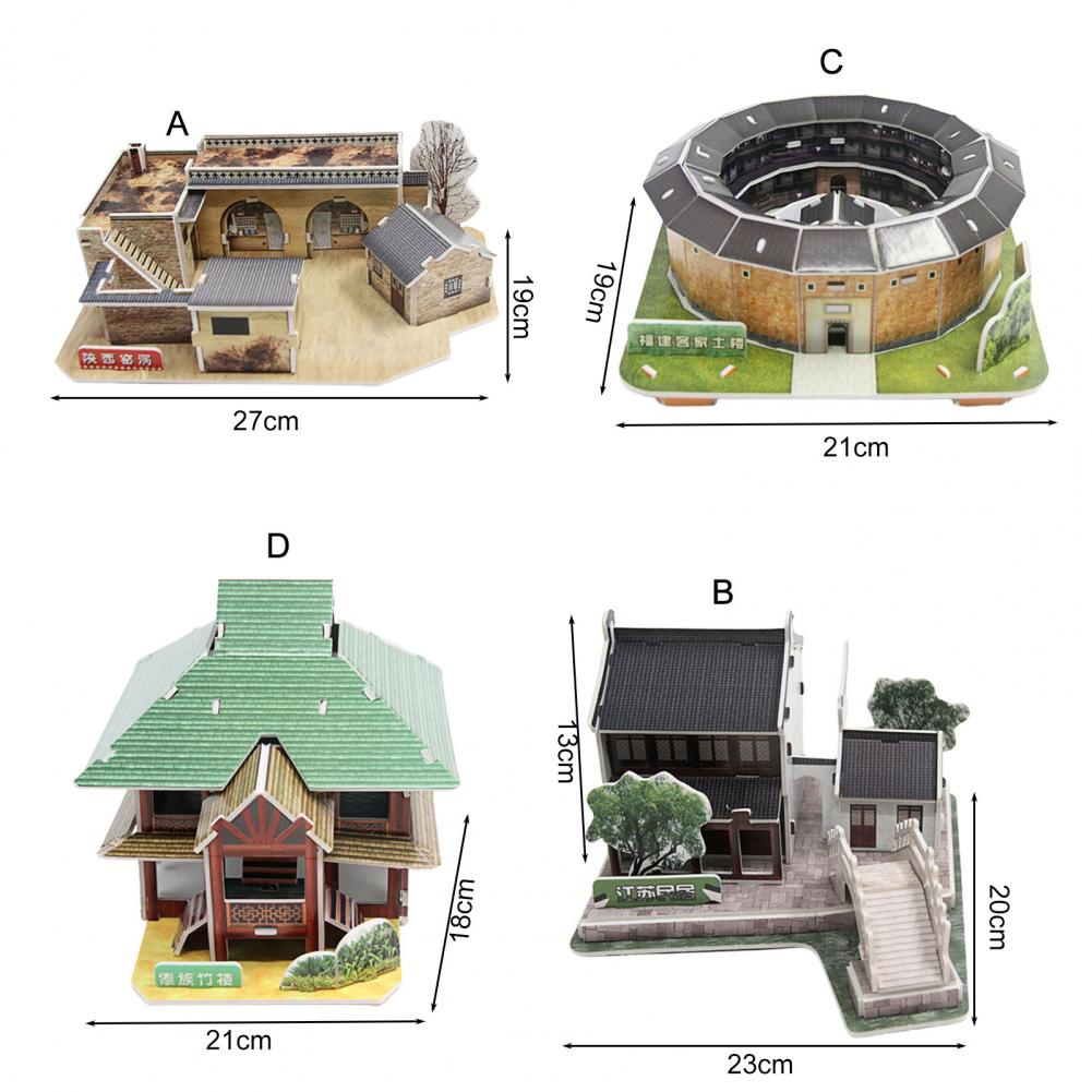 Puzzle Bangunan Tradisional Cina - Puzzle Traditional Building Chinese - Pazel 3d Wisata China - Pazel DIY - Koleksi Pajangan Rumah