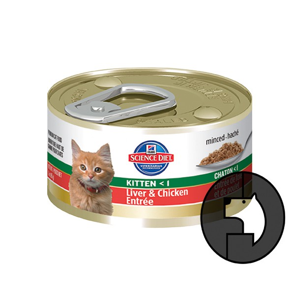 science diet 156 gr kitten liver and chicken entrée