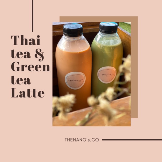 

Thai tea & Green tea