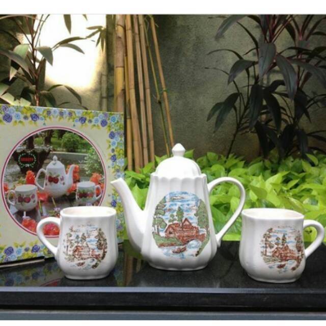 Teko Set keramik / Kanset NKT klasik ( per pc)