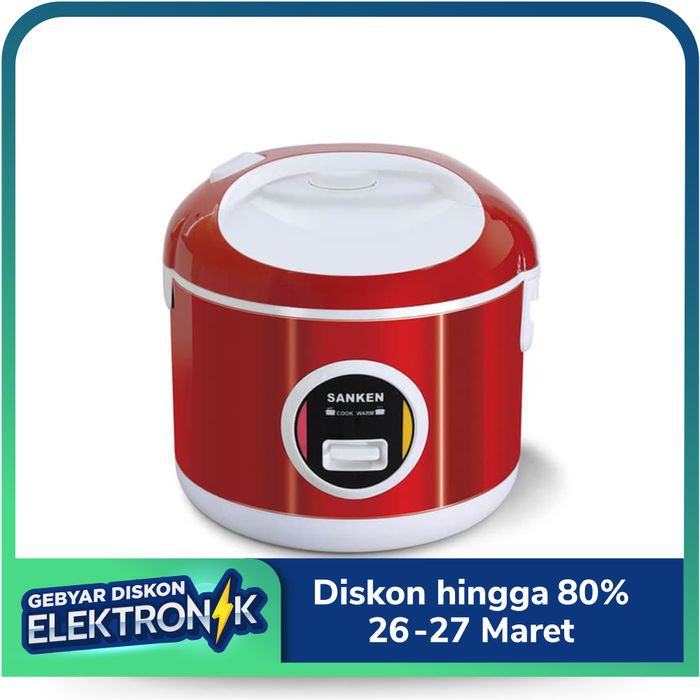 Rice cooker Sanken  Magic Com SJ-3000 / SJ3000/ SJ 3000 2L -Red