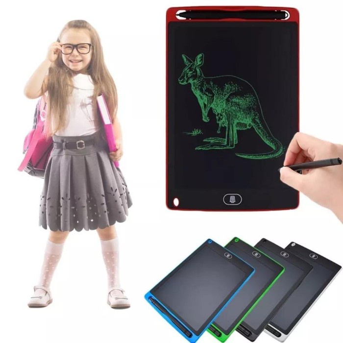 

PROMO PAPAN TULIS EDUKASI ANAK WRITING TABLET LCD 8-5" TABLET