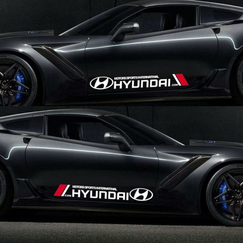 stiker mobil hyundai sticker body samping mobil