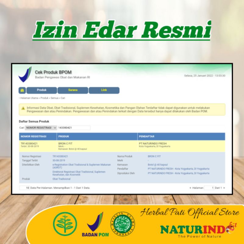 Obat Sesak Nafas , Obat Asma , Obat Sesak Nafas Ampuh , Obat Asma Sesak Nafas , Obat Sesak Napas , Obat TBC , Obat Bronkitis , Obat Gurah paru - Herbal Bron C Fit Naturindo-3