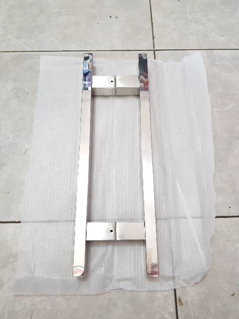 Paket Handle pintu stainless baut tembus 45cm