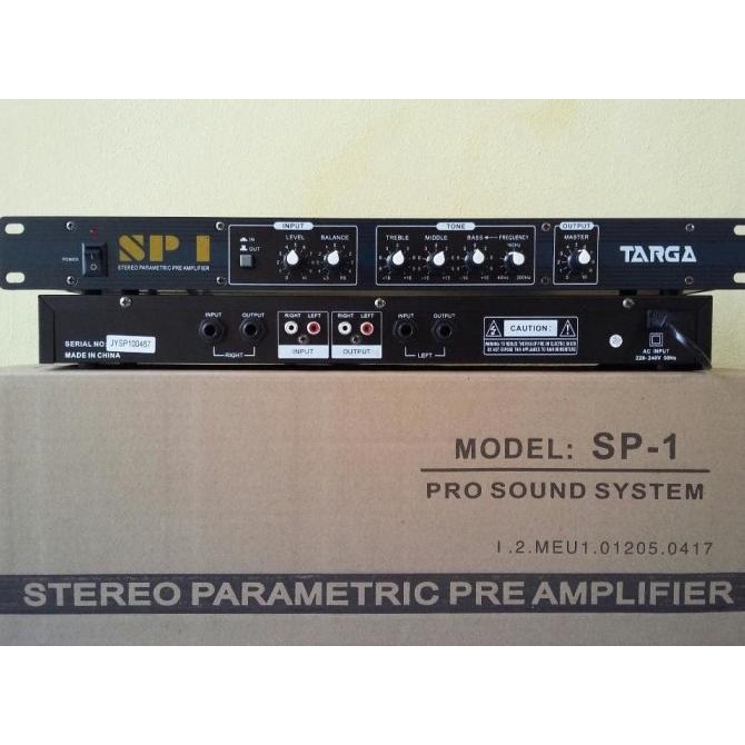 Stereo Parametric Pre Amplifier TARGA SP1 .