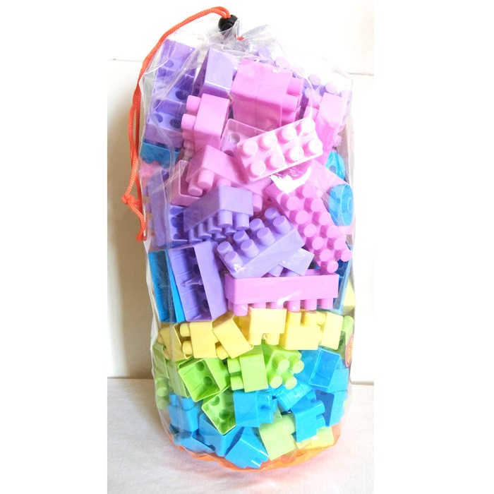 Super Promo Lego block anak besar Mr Block / mainan edukatif 176 pcs