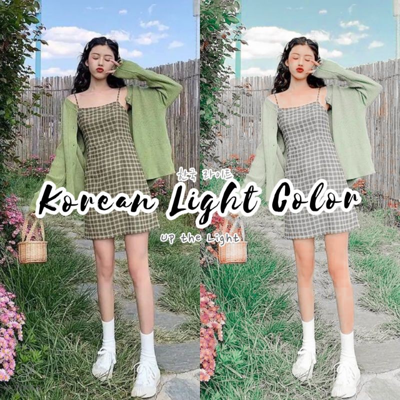 PRESET KOREAN LIGHT COLOR (Up The Light Tosca) IOS &amp; Android)