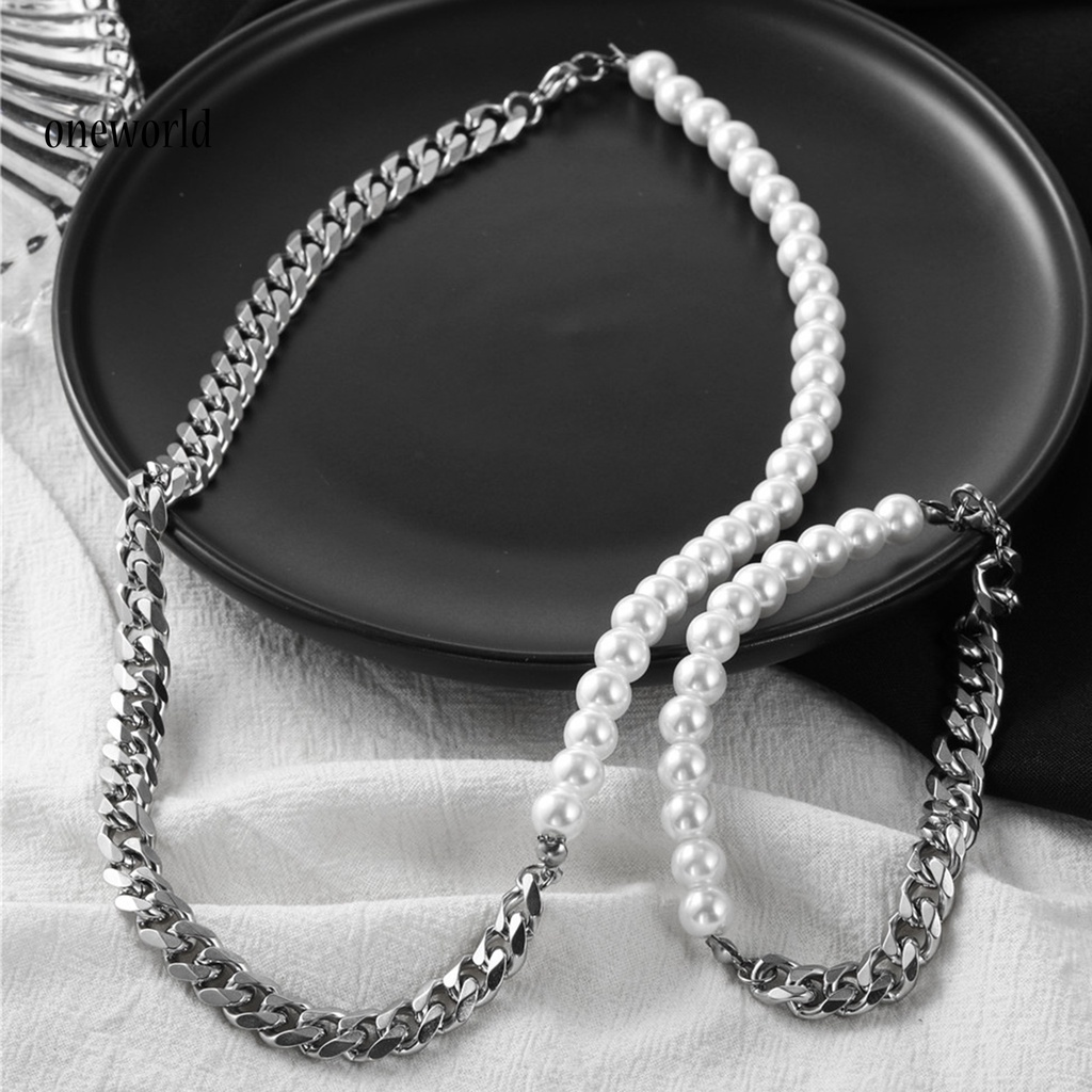 Kalung Choker Bahan Stainless Steel Gaya Punk Untuk Pria