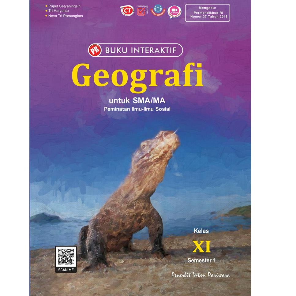 Buku LKS/PR Geografi SMA Kelas 10 11 12, X XI XII Intan Pariwara Semester 1 dan 2 Th 2021 ‣ WNO.25Au