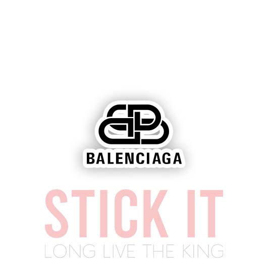 

Stiker balenciaga sablon setrika DTF kaos baju sticker fashion 9