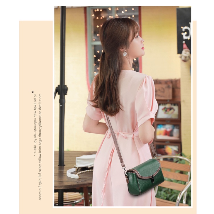 Tas Selempang Kulit Wanita Tas Hp Cewek Mini Slingbag Wanita J169
