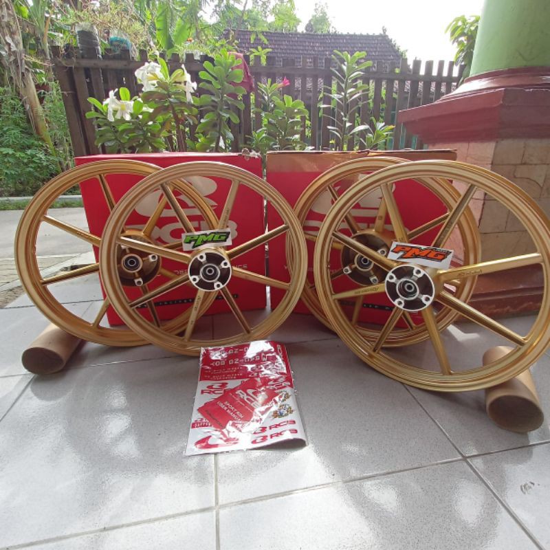 READY VELG RCB SP811 SP 811 GOLD MX NEW MX 5 SPEED MX KING BISA DI PNPKAN DI NINJA R RR CBR ORIGINAL