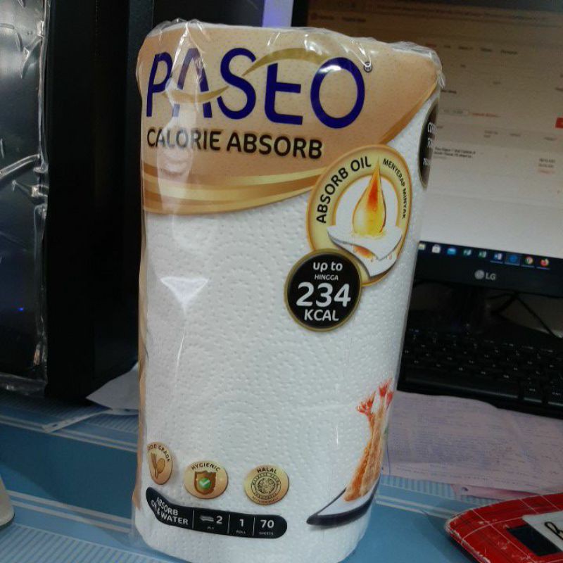 paseo Tissue 1 Roll Towel Dapur  tisu 70 sheet Calorie Absorb (no.151)