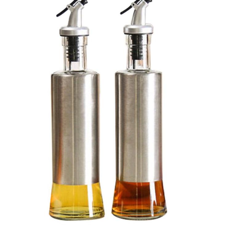 Paling Hemat One Two Cups Botol Minyak Olive Oil Stainles Steel Platted 500ml