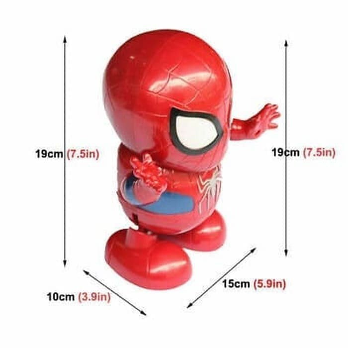 Mainan Robot Spiderman | Smart Dance Robot With Music M153D