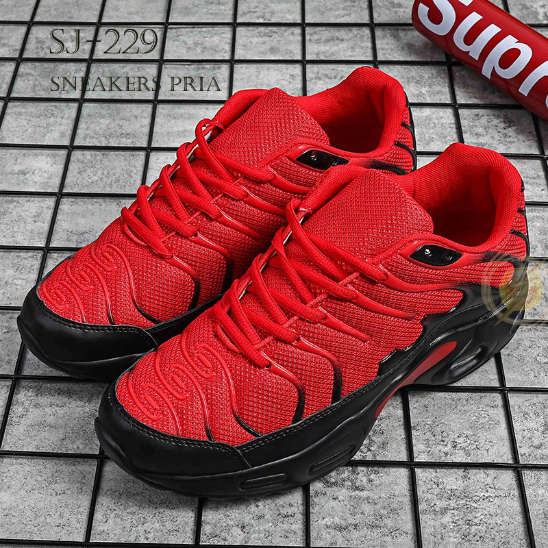 [Jwalk] Sepatu Running Sneakers Pria Import Kualitas Super Premium 229 SpideX Edition