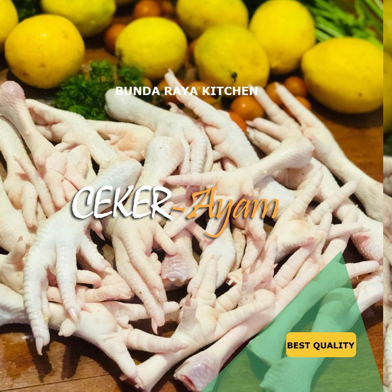 

Premium CEKER ayam / frozen / @1kg / Ceker Ayam Frozen/Ceker Bersih***