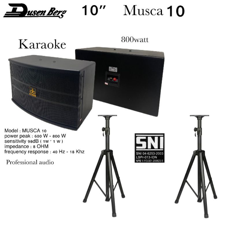 Paket Subwoofer 12 Inch Speaker DUSENBERG 10 Inch Karaoke Youtube