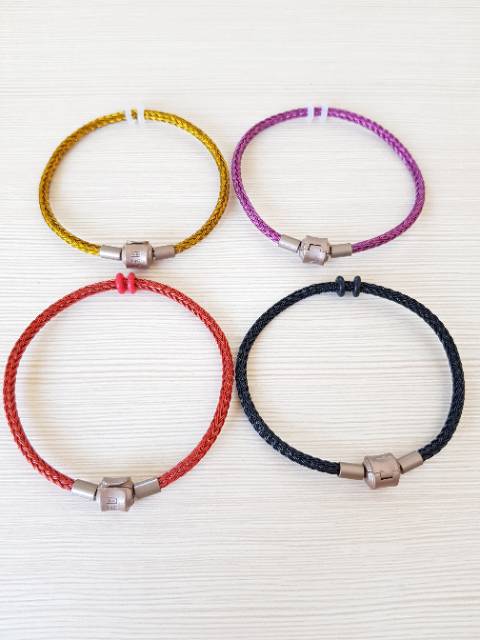 Gelang kawat / gelang charm / gelang inisial / gelang tali /gelang magnet import/gelang fashion