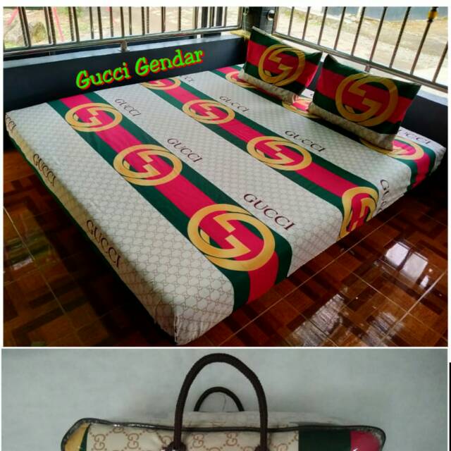 Sprei Guci Gender Uk 120 & 160 & 180 X 200 X 20