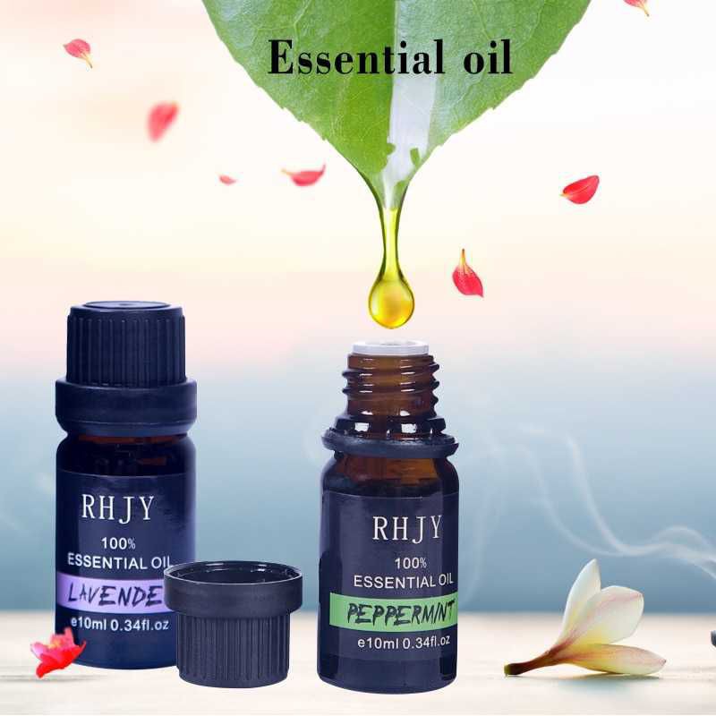 Aromatherapy Essential Oil Esensial Aroma Diffuser Humidifier Difuser Flu Pappermint Minyak Esential