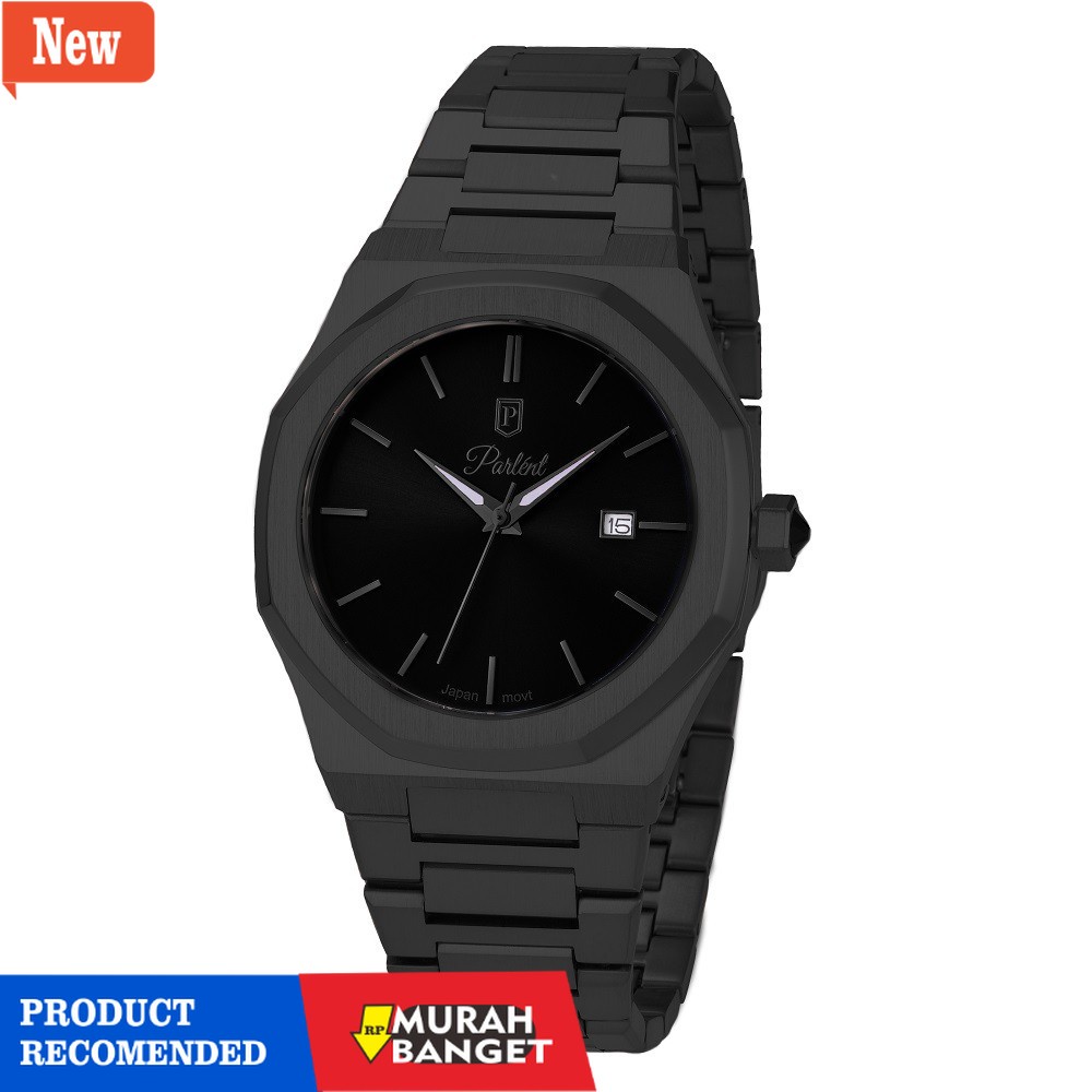 Jam analog pria terbaik- Jam Tangan Pria Parlent Palladium Arctic