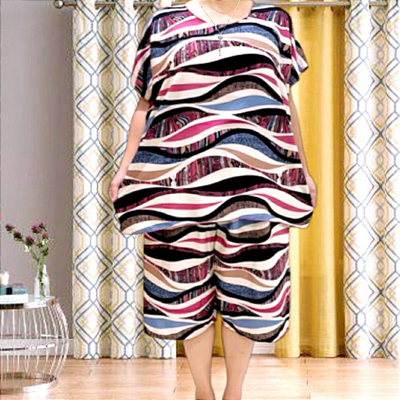 PROMO!!! setelan jumbo wanita BIG SIZE LD 142 CM one set rayon jumbo size XXXXL setelan baju tidur jumbo stelan wanita jumbo size bahan rayon berkwalitas adem, halus dan lembut