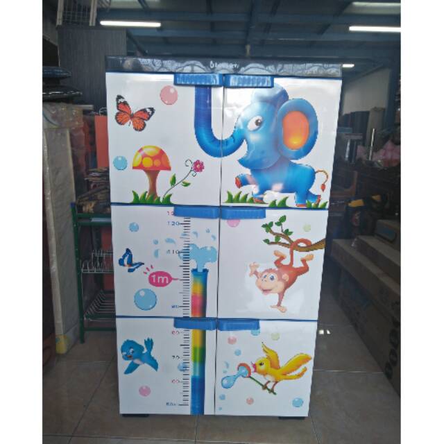 Lemari plastik bubble star cabinet (bebas ongkir)