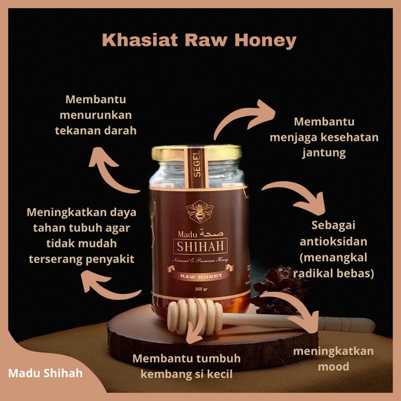 

Madu murni | Shihah Raw honey