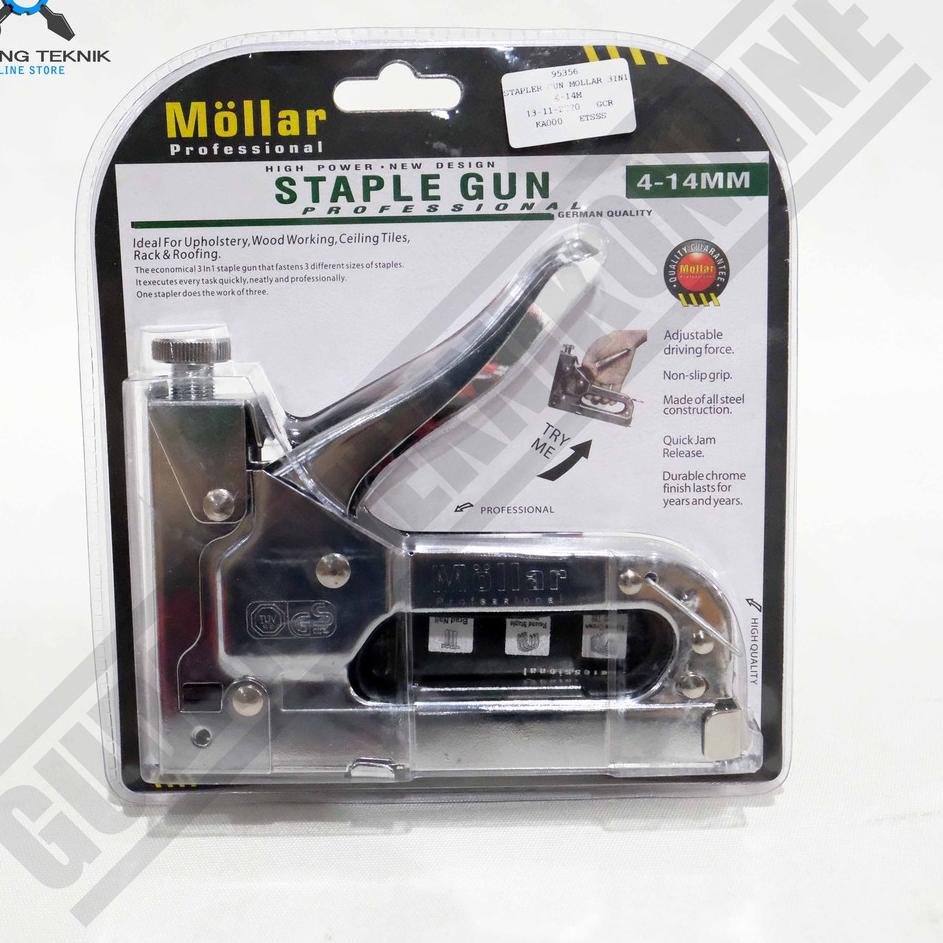 

Langsung Beliii.. Staples Gun Mollar 3 in 1 - Hekter Staples Tembak Jok Paku Tembak Manual Hand Tack