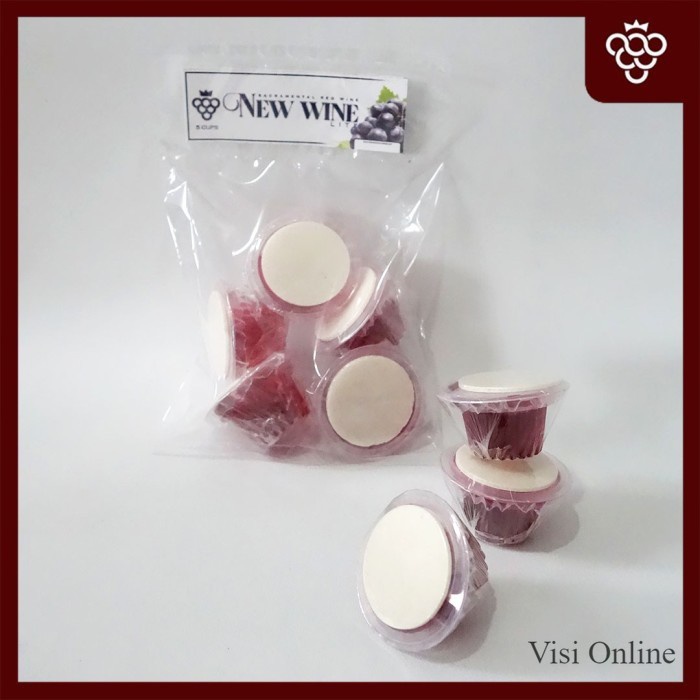 

ANGGUR Paket Anggur Perjamuan Kudus Lite + Hosti Polos - isi 5