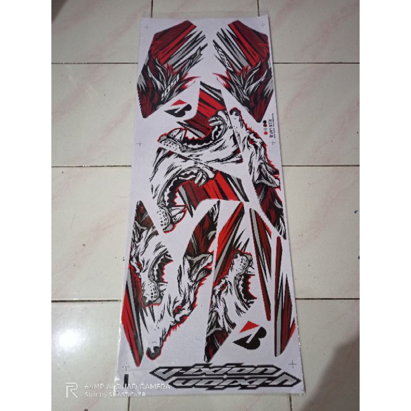 striping stiker vixion nvl 2013 2014 variasi
