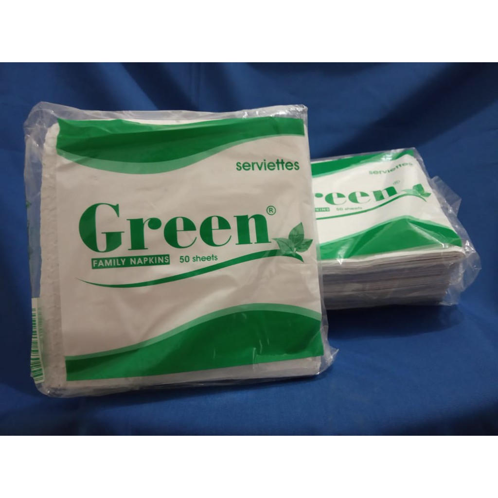 MURAH Tissue Makan Topik/Green