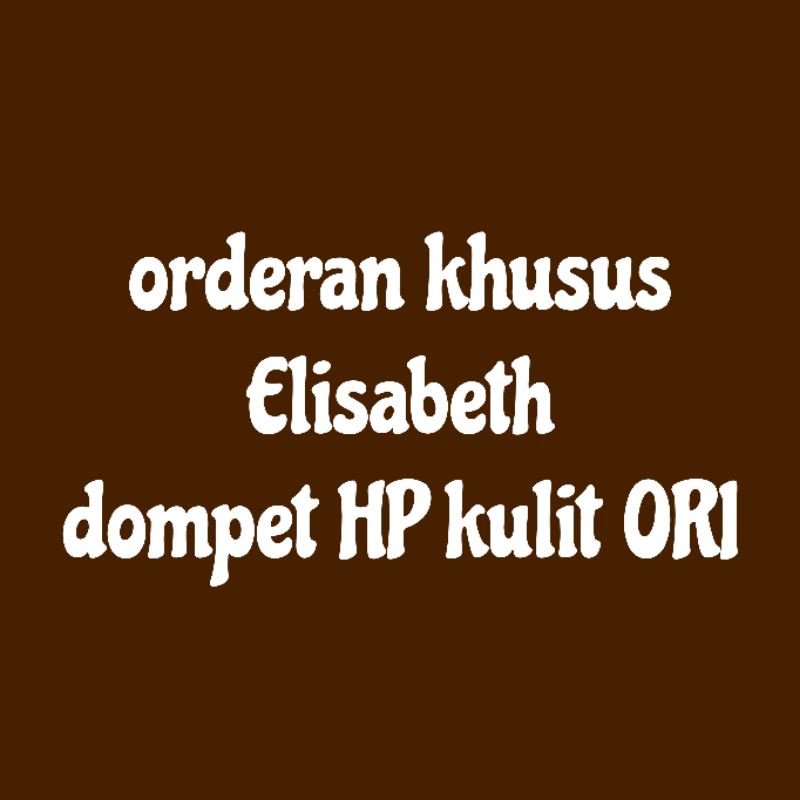 orderan khusus dompet HP kulit ori Papillon