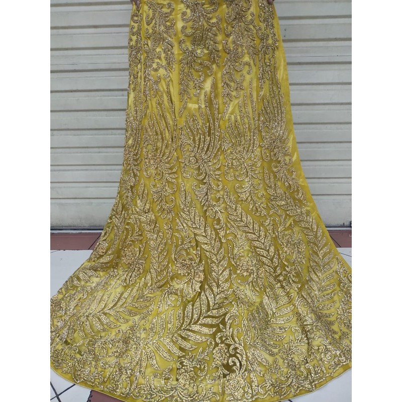 lengga swaroski gold asli batu india nikah kawin adat bugis emas