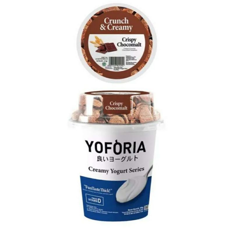 Yoforia Creamy Yogurt Crispy Chocomalt 90g