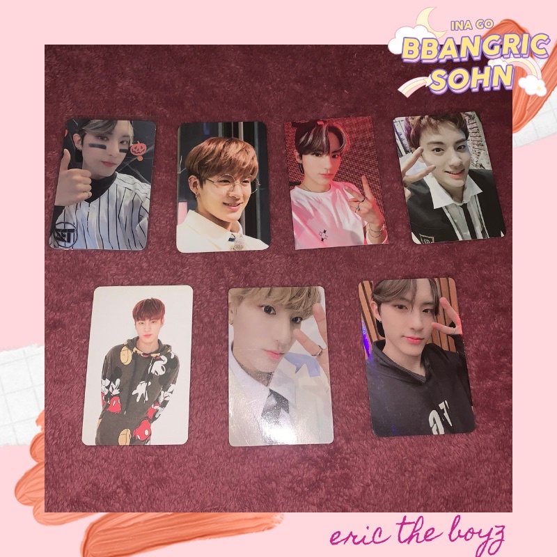 [Ready Stock] The Boyz Eric Sohn Photocard Mmth Bloom Bloom Fankit The First Showcase
