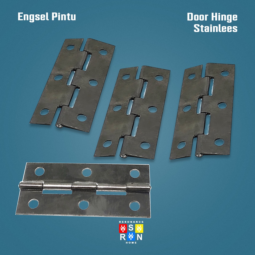 Engsel Kupu Plat Besi 3 Inci Hinges Resonance Home