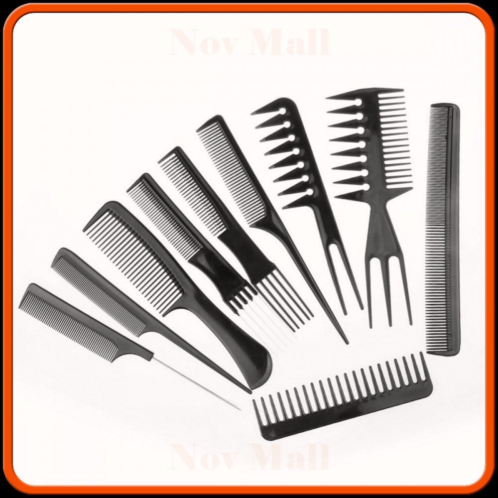 Sisir Rambut Salon Hair Comb 10 Set - YS-254