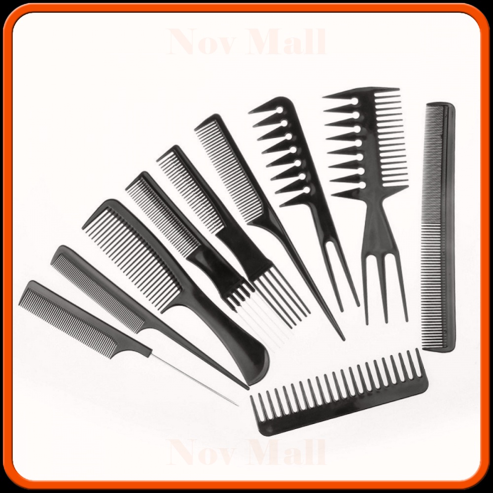 Sisir Rambut Salon Hair Comb 10 Set - YS-254