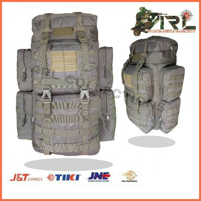 Tas ransel gendong ARMY JUMBO 80/90L/tas ransel besar model RAIDER KOPASSUS tactical outdoor