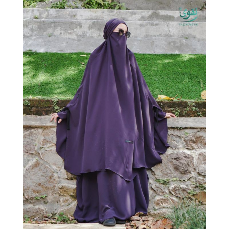 set hanna by taqwawear gamis marzan anti uv