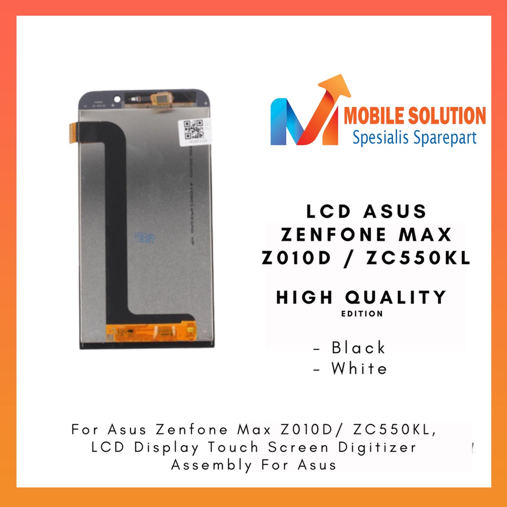 Grosir LCD Asus Zenfone Max  LCD Asus Zenfone Z010D  LCD Asus Zenfone ZC550KL ORIGINAL 100%  Fullset Touchscreen Garansi 1 bulan + packing / Bubbel