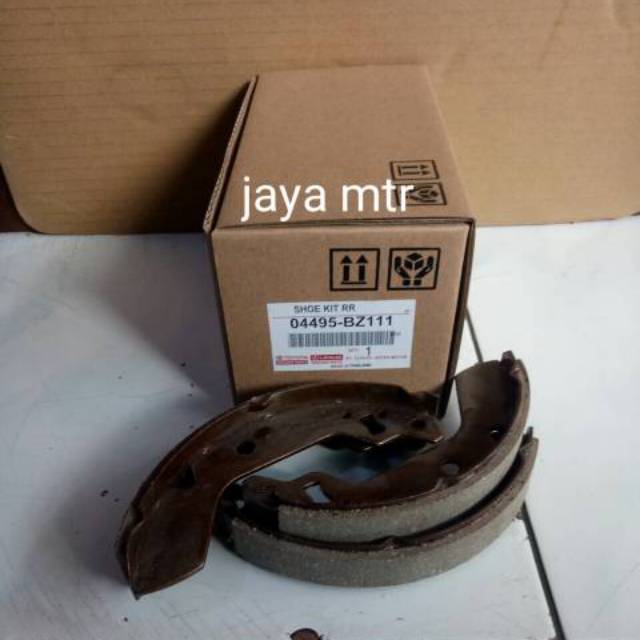 Kampas rem belakang/ brake Shoe agya/ayla matic manual