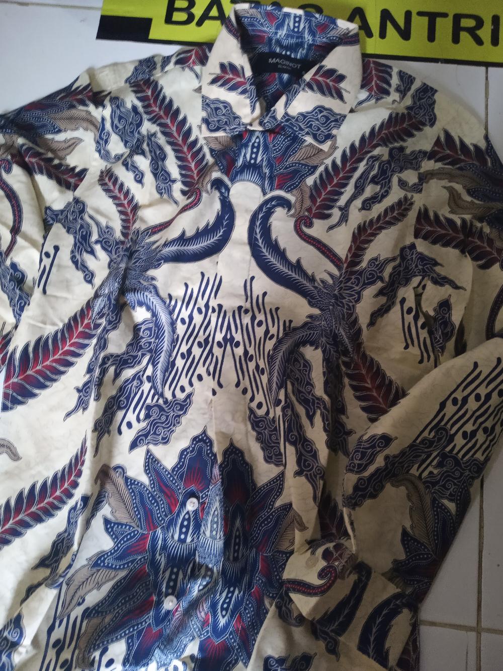 Maginot Kemeja Batik Pria Nandana-ls Lengan Panjang