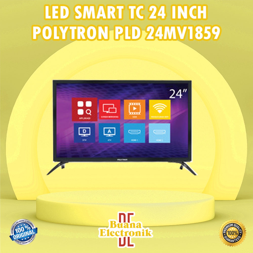 SMART TV DIGITAL POLYTRON PLD 24 MV1859 Easy ORIGINAL